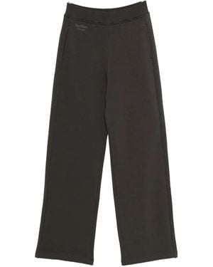 Max Mara Pompeo Elastic-Waistband Pocket Pants - Gray