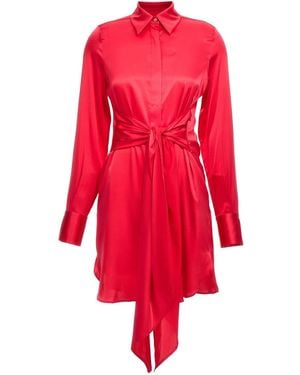 Le twins Cervia Shirt Dress - Red