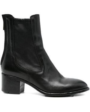 LEMARGO 60Mm Leather Zip-Fastening Ankle Boots - Black