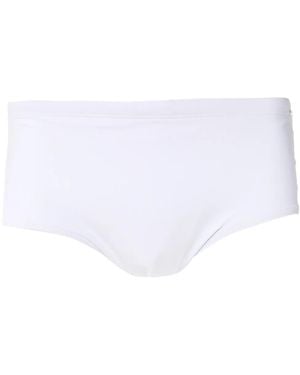 Amir Slama Pleated Trunks - White