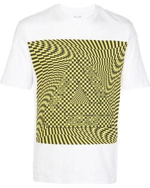 Palace Mash Eye Illusion-Print T-Shirt - Green