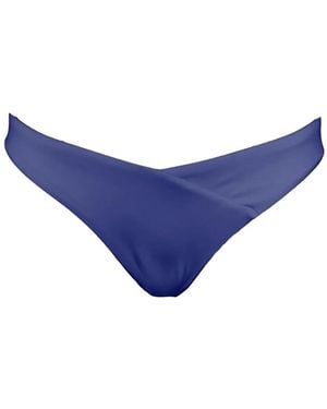 Caha Capo Dubai Danni Twisted-Design Bikini Bottom - Blue