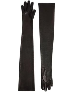 KHAITE Lange Handschuhe - Schwarz