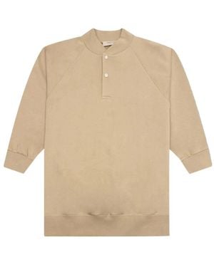 Fear Of God Henley Sweatshirt - Natural
