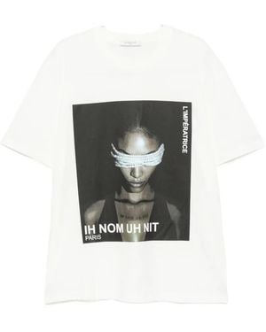 ih nom uh nit L'Impératrice Graphic-Print T-Shirt - White
