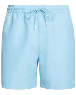 Calvin Klein Badeshorts Mit Elastischem Bund - Blau