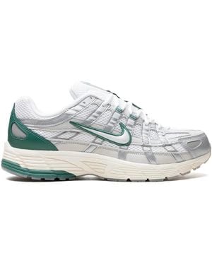 Nike P-6000 Panelled Trainers - White