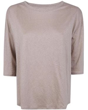 Majestic Filatures 3/4 Length-Sleeve T-Shirt - Grey