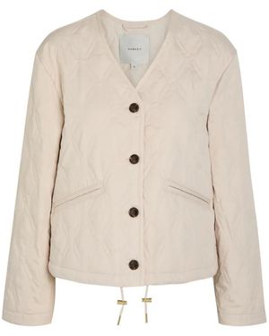 Varley Saba Quilted Jacket - Natural