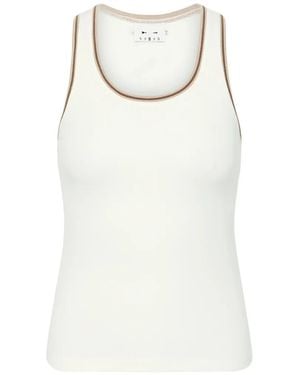 The Upside Victoria Ribbed Tank Top - Natural