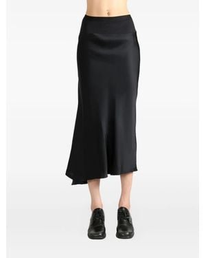 Rick Owens A Line Bias Skirt - Black