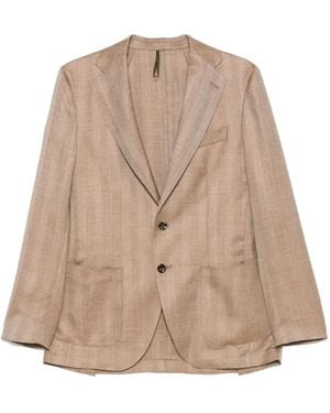 Dell'Oglio Wool-Blend Blazer - Natural