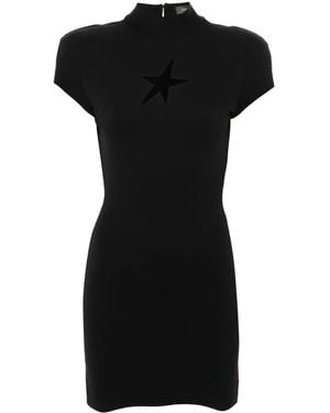 Mugler Abito Corto - Nero