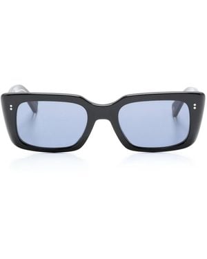 Garrett Leight Gl3030 Rectangle-Frame Sunglasses - Blue