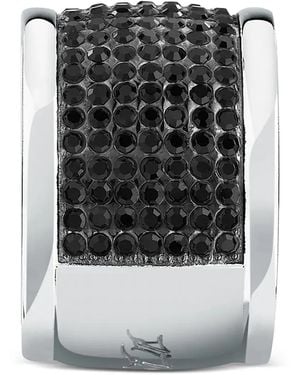 KARL LAGERFELD Anillo Con Detalle De Cristales - Negro
