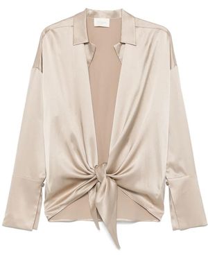 Danamé Satin Blouse - Natural