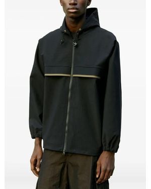 GR10K Hooded Panelled Jacket - Black