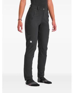 Sportful Logo-Print Pants - Black