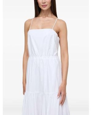 IVY & OAK Tiered Spaghetti-Strap Dress - White