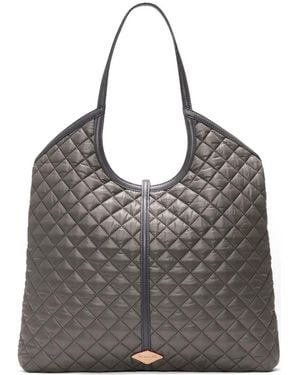 MZ Wallace Large Astor Tote Bag - Grey