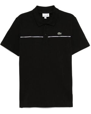 Lacoste Regular Fit Logo Trim L.12.12 Polo Shirt - Black