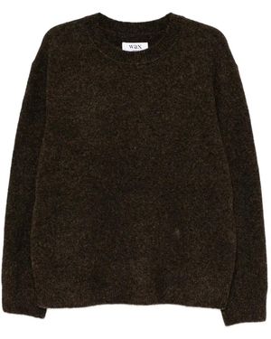 Wax London Fluffy Crewneck Sweatshirt - Black