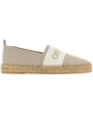Off-White c/o Virgil Abloh Off- Linen Espadrilles - Grey