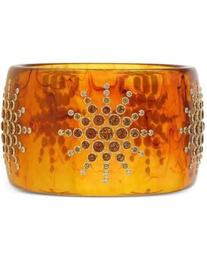 Mark Davis Citrine And Diamond Bracelet - Orange