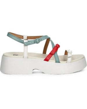 Camper Twins Buckle-Fastening Sandals - White