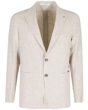 Tagliatore Montecarlo notched-lapel blazer - Blanco