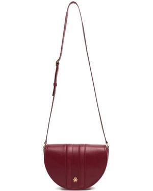 Bally Small Signature Panelled Leather Crossbody Bag - Red