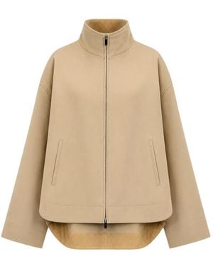 TOTEME Waxed-Cotton Country Jacket - Natural