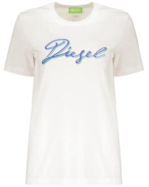 DIESEL Logo T-Shirt - White