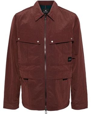 Paul Smith Zip-Up Jacket - Red