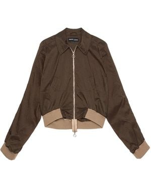 Edward Cuming Zip-up Lightweight Jacket - ブラウン