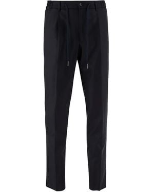 Tagliatore Drawstring-Waist Trousers - Blue