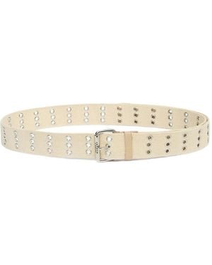 Isabel Marant Fatsa Eyelet-Embellishment Belt - Natural