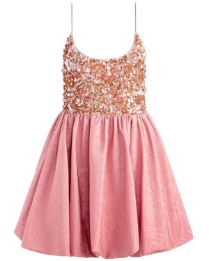 Alice + Olivia Nessa Mini Dress - Red