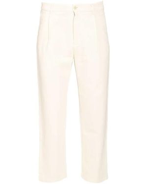 Barena Pleated Trousers - White
