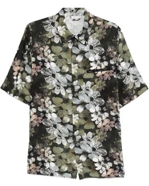 Iceberg Floral-Pattern Shirt - Grey