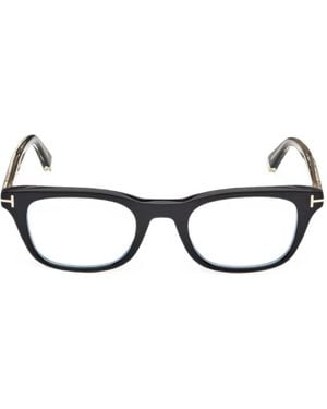 Tom Ford Icon Brille Mit Eckigem Gestell - Schwarz