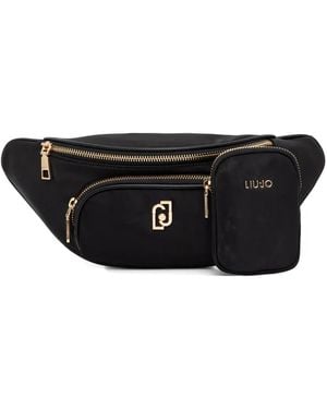 Liu Jo Logo-Plaque Belt Bag - Black