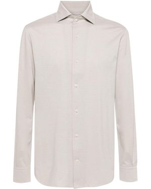 BOGGI Mélange Shirt - White