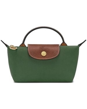 Longchamp Kosmetiktasche Mit Reißverschluss - Grün