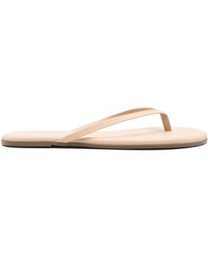 TKEES Lily Flat Sandals - White