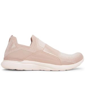 Athletic Propulsion Labs Techloom Bliss Mesh-Panelling Trainers - Pink