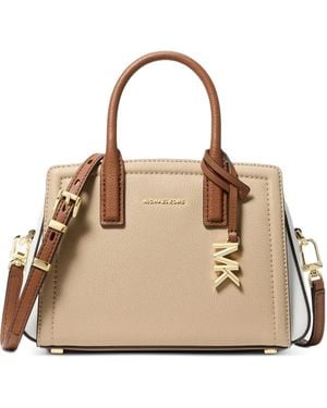 Michael Kors Mini Laila Cross Body Bag - Natural