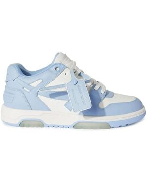 Off-White c/o Virgil Abloh Wit Uit Kantoor Sneakers - Blauw