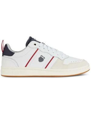 K-swiss Baskets Lozan Match À Empiècements - White