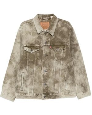 Levi's Relaxed Fit Trucker Camo Avenue T - Natural